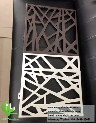 Laser Cut Metal Screen Aluminum Panels Decorative Wall Screens