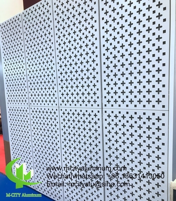 China Perforated aluminum panel  facade wall cladding panel exterior building cover for building curtain wall supplier