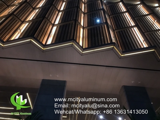 China PVDF Metal aluminum ceiling used for building exterior supplier