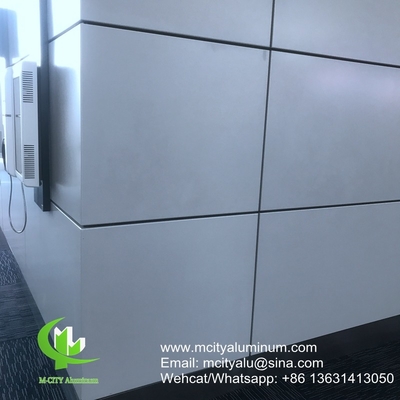 China PVDF Metal aluminum solid panel used for building facade decoration supplier