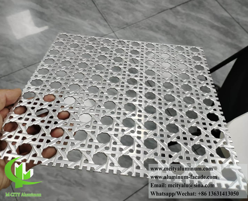 Woven Aluminum Panels Perforated Screen For Fence Decoration