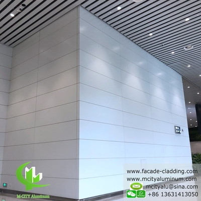 China Aluminum facade cladding powder coated white PVDF finish aluminum sheet supplier