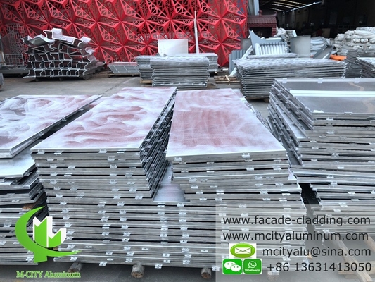 China 3mm metal cladding exterior metal facades panels solid wall cladding aluminum supplier