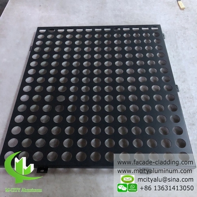 China Perforated aluminum facade for wall cladding powder coated  exterior supplier