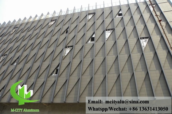 China Aluminum cladding aluminum facade sheet for building wall exterior supplier