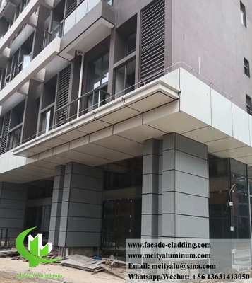 China Architectural facade aluminum cladding sheet solid aluminum panel supplier supplier