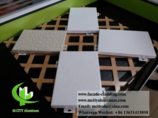 China Metal aluminum panel for facade cladding durable finish akzo nobel powder supplier