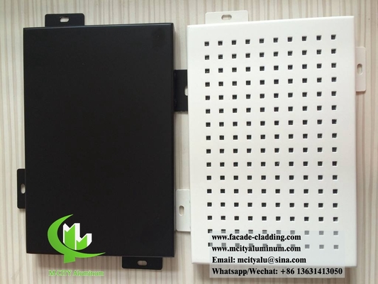 China Formed aluminum panel for facade cladding weatherproof powder coated supplier
