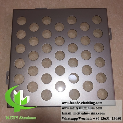 China Exterior Architectural aluminum facade perforated panels for cladding ceiling supplier