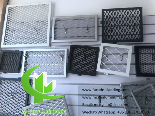 China Decorative Architectural aluminum mesh expanded screen panels for facade supplier
