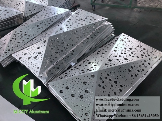 China aluminum laser cut sheet Architectural aluminum facade laser cut for curtain  wall supplier