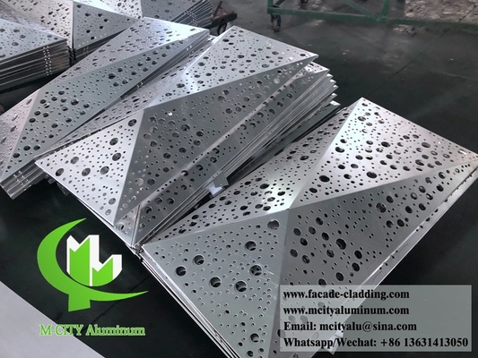 aluminum laser cut sheet Architectural aluminum facade laser cut for curtain  wall