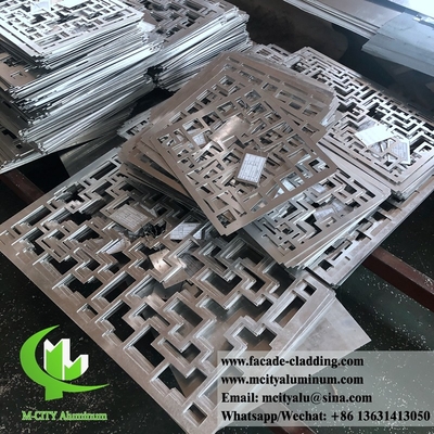 Aluminum panels for hotel facade customized metal sheet manufacturer