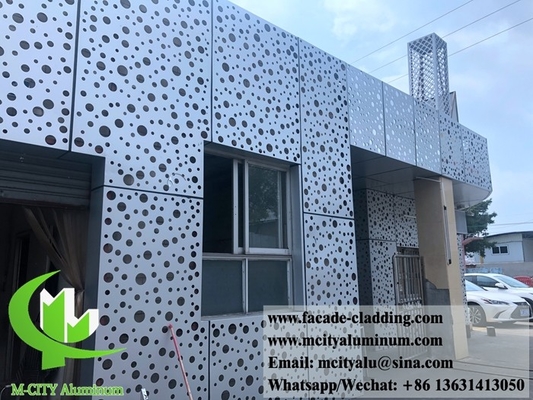 China China supplier Powder coated Metal perforated aluminum panel for facade exterior cladding supplier