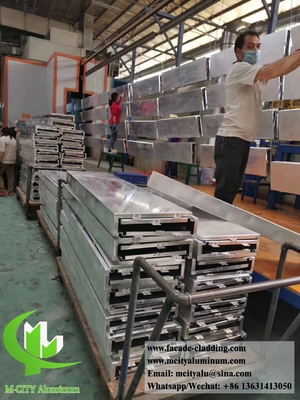 China Metal cladding supplier exterior metal facades panels solid wall cladding aluminium supplier