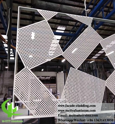 China Metal facade factory perforated aluminum cladding panels aluminum sheet for wall facade supplier
