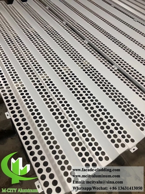 China Anti rust metal facade perforated aluminum cladding panels supplier in Guangzhou supplier