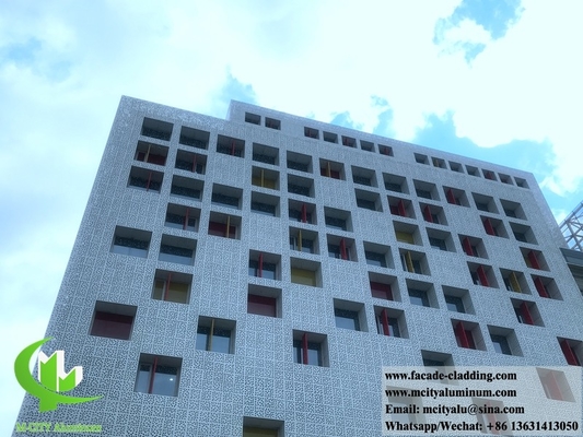 China Perforating metal cladding aluminum decorative panel  for wall cladding solid aluminum supplier