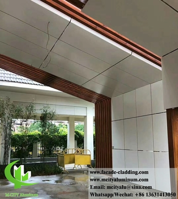 China Solid Wall Panel Metal Cladding Aluminium Panels For Building Facades supplier