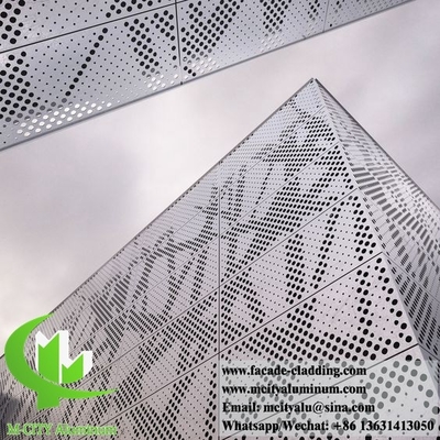 China Perforating metal screen for wall for exterior metal facade decoration supplier