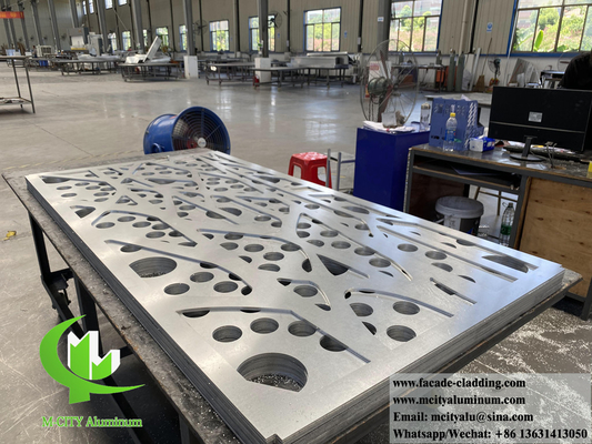 China Aluminium decorative screen exterior metal sheet for building garden fence decoration supplier
