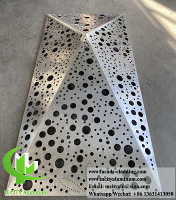 China 3D Metal Cladding Aluminium Panels Metal Facade System Outdoor Decoration supplier