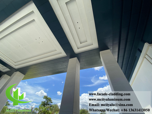 China Solid aluminium panels metal wall cladding for facade, ceiling interior and exterior decoration supplier