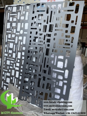 China laser cut panel metal screen aluminium panels for building decoration 3mm anti rust durable supplier