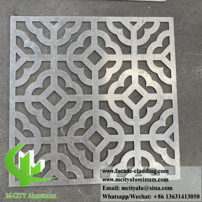 China Aluminum Decorative Pattern Panels Metal Screen For Building Wall Decoration 3mm Thickness supplier