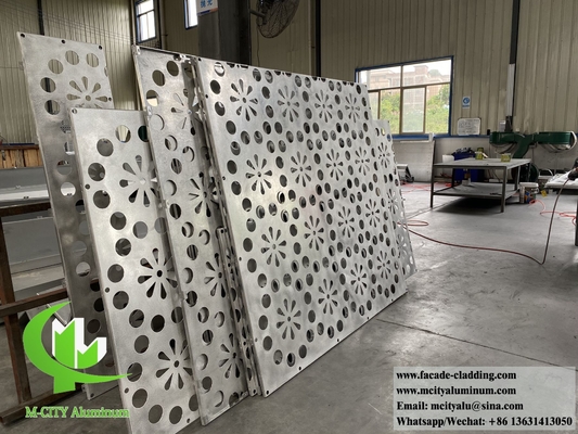 China Laser cut metal panels with patterns decorated metal screen panels for building wall facade curtain wall supplier