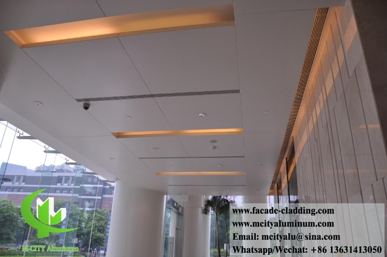 China Solid aluminum ceiling panels exterior waterproof fireproof with hollow patterns supplier