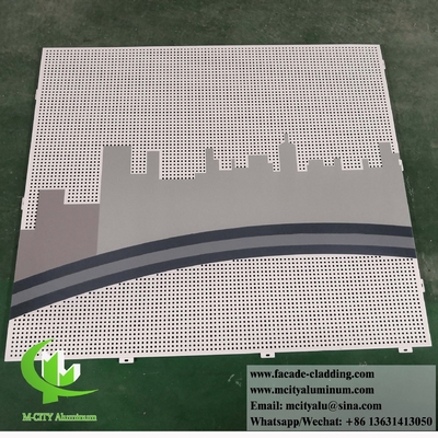China Aluminum Sheet Metal Cladding Panels Facades System Fireproof Anti Rust Outdoor Decoration supplier