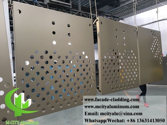 China Aluminium Sheet Wall Cladding Decoration Architectural Aluminum Panels For Facades Systems supplier