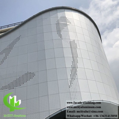 China Outdoor Wall Cladding Panels Customized Metal Cladding Aluminium Sheet For Building Facades System supplier