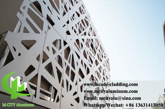 China Laser Cut Metal Wall Panels Aluminium Sheet For Building Facades System supplier