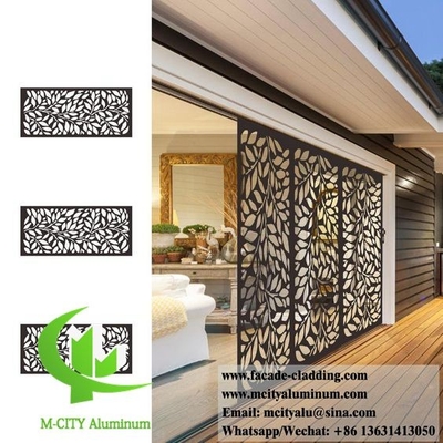 China Metal Decorative Fence Panels Outdoor Decorative Panels Aluminium Sheet For Garden supplier
