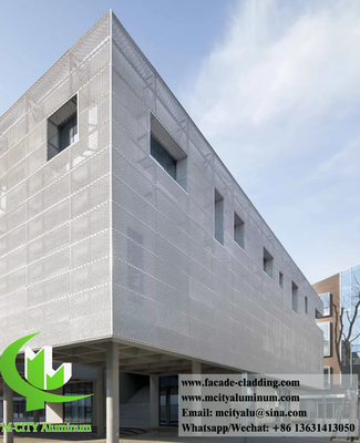 China Architectural Metal Cladding Aluminium Sheet Metal Screen Panels For Exterior Wall Facades supplier