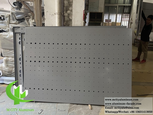 China Metal Wall Panels Aluminum Screen Perforation Decorative Panels For Building Decoration supplier