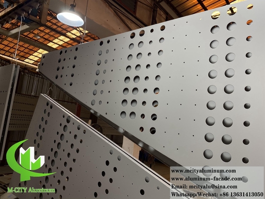 China Metal Perforated Panels Aluminium Screen Architectural Building Material Deocration supplier