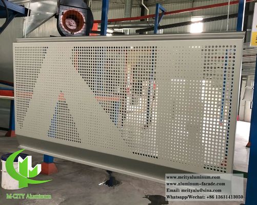 Good price Perforated Metal Panels Solid Aluminium PVDF Coating Durable Anti Rust Waterproof online