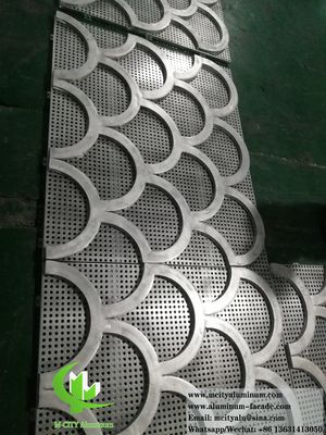 Good price Perforating Metal Sheet Aluminium Screen Powder Coated For External Wall Panel online