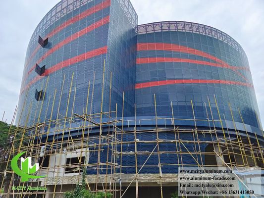Good price Perforated Metal Screen For Facade System Aluminum Cladding Panel online