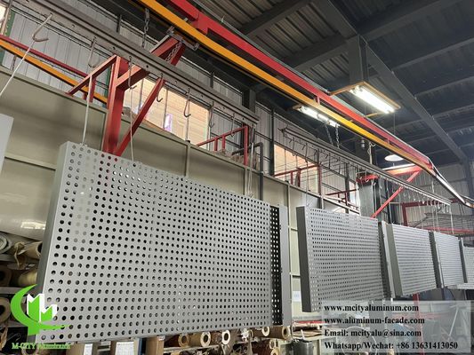 Good price Perforation Aluminium Sheet Metal Cladding For Ceiling Or Facade Powder Coated online