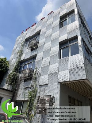 Good price Aluminum Cladding Panel With Perforated Pattern 3mm Thickness Metal Sheet online