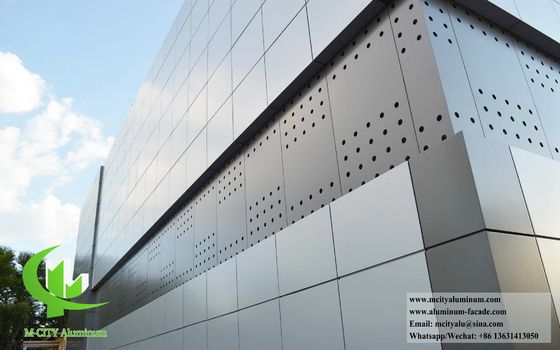 Good price Powder Coated Perforated Aluminum Facade Cladding Panel 1200x2400mm for Decorative Wall Cladding online