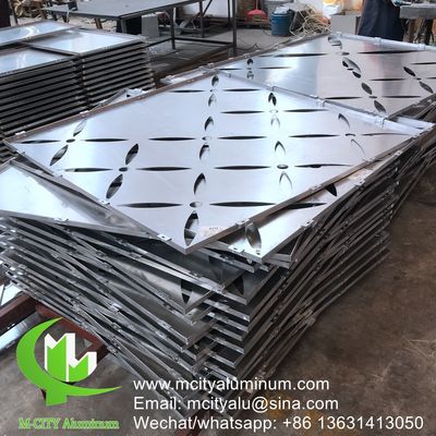 Good price 1m X 2m Metal Wall Cladding Solid Aluminum Sheet Metal Screen For Building Wall Facade Decoration online