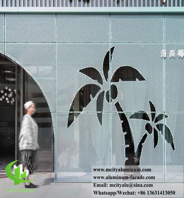 Good price Exterior Perforated Screen Aluminum Facade Store Wall Cladding Decoration online
