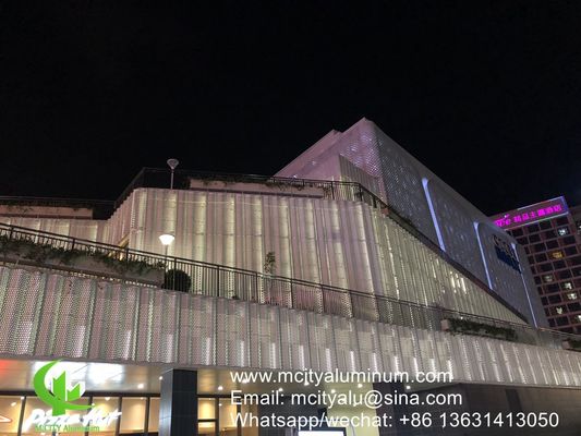 Good price Perforated aluminum panel  facade wall cladding panel exterior building cover for building outdoor face online