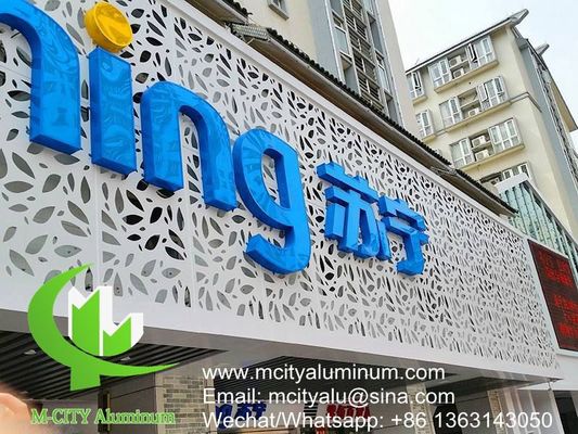 Good price Architectural perforated aluminum cladding panel facade wall sheet exterior building facade for outdoor facade online