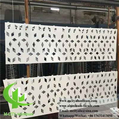 Good price 3mm Aluminum Solid Panels With Perforating Pattern For Wall Decoration online